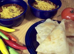 Healthy Meal Option: Veggie Chili and Delicious Sopapillas