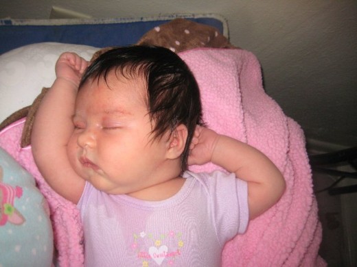 My daughter, 4 days old.