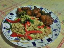 Chinese Food for Thought: General Tso's Chicken and Stir Fry Noodles