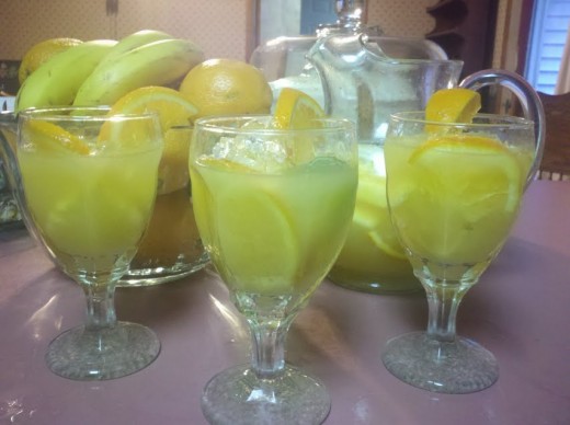 A refreshing citrus sangria.  