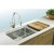 Kohler Stainless steel sink with workspace, for the serious cook. Kohler Stainless steel sink with workspace, for the serious cook.