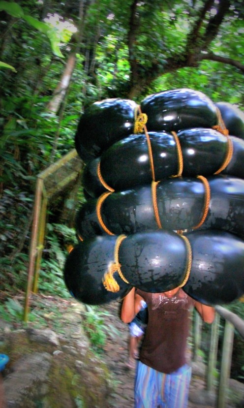 for water tubing activity