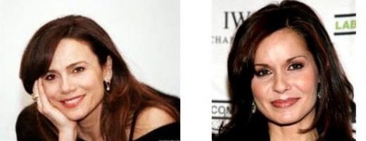 Celebrity Look Alikes Lena Olin and Florencia Lozano