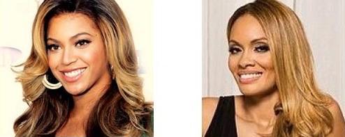 Celebrity Look Alikes Beyonce and Evelyn Lozada