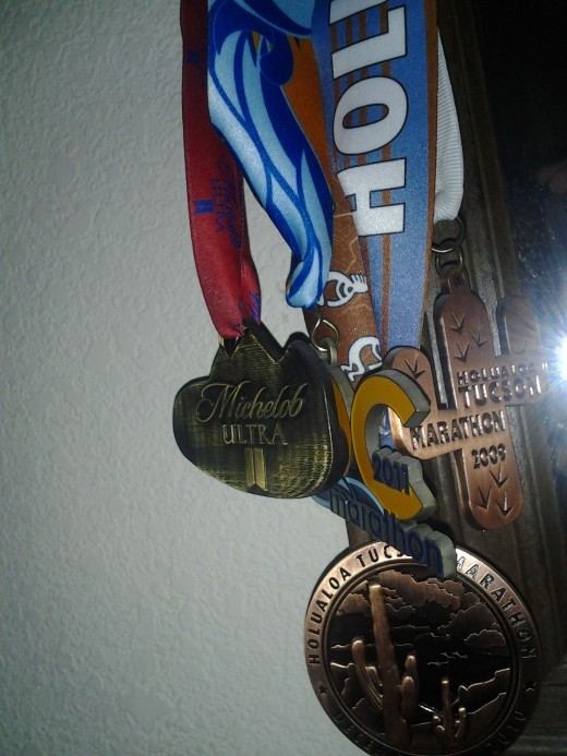 finishing medals