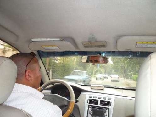 Traffic in Cairo is a big problem so having a car driver you trust is important.
