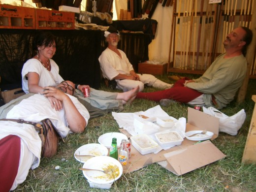 The Fairbow Crew after a long hot day. 