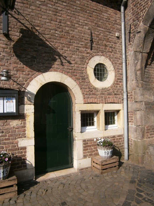 Entry to the herb garden