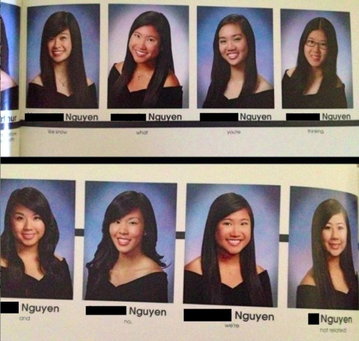 Nguyen Girls Yearbook Prank