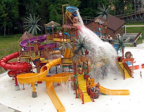 Splashin safari at holiday world theme park, IN