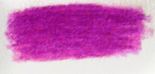 Derwent Coloursoft in Fuchsia, blended with Derwent Blender