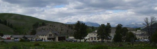 Fort Yellowstone, formerly a U.S. Army post, now serves as park headquarters.