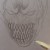 Darken the teeth with a 2B pencil. Darken the teeth with a 2B pencil.