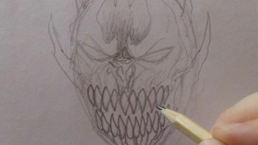 Sketch in extra details.