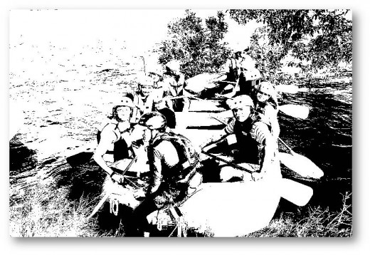 Rafting is an exciting team sport!