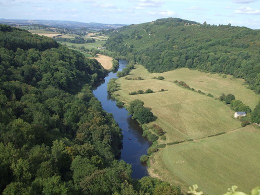 A view of the Dean looking north towards Ross on Wye.