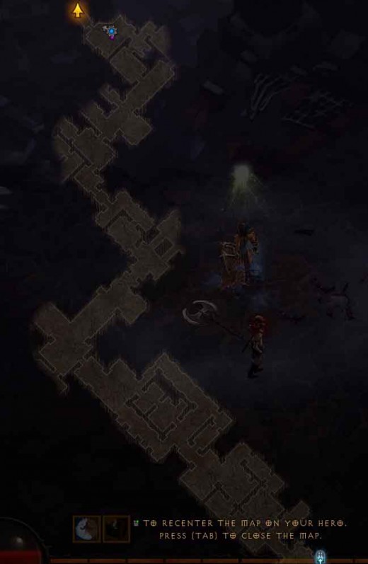 Diablo 3 Find the Breach in Bastion's Keep - map to reach the Keep Depths level 3 for this particular hero