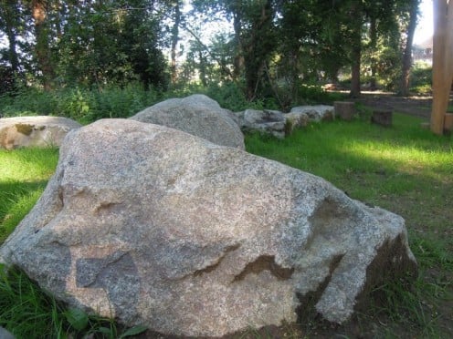Rocks in Westborough Woods play area