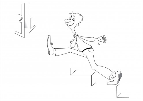STAIRWAY TO THE STARS - OR AN UPHILL CLIMB?