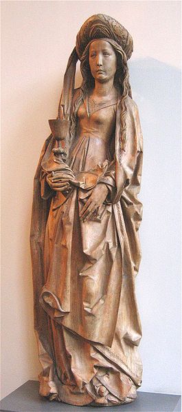 Carving of St. Barbara by Tilman Riemenschneider
