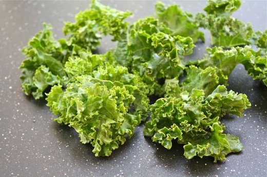 Fresh green Kale 