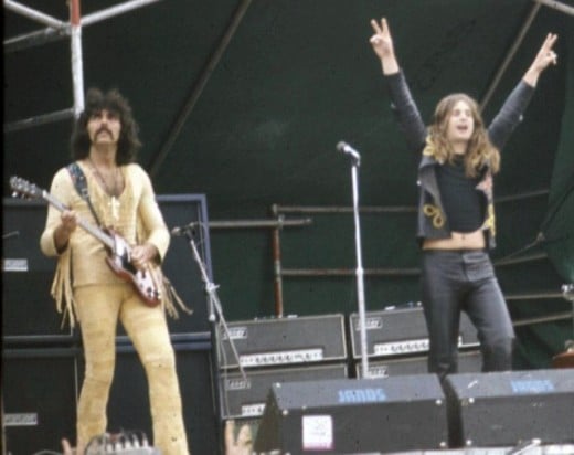 Tony Iommi and Ozzy Osbourne