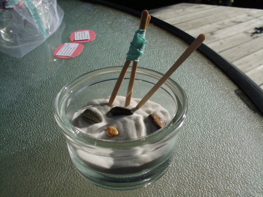 Mini Zen Garden Wedding Favor
