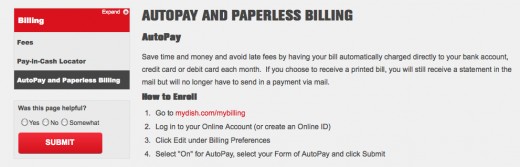 To find out how to set up autopay for Dish Network, I just Googled, "Dish Network Autopay"