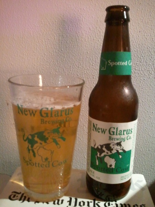 Spotted Cow in a 12 oz bottle