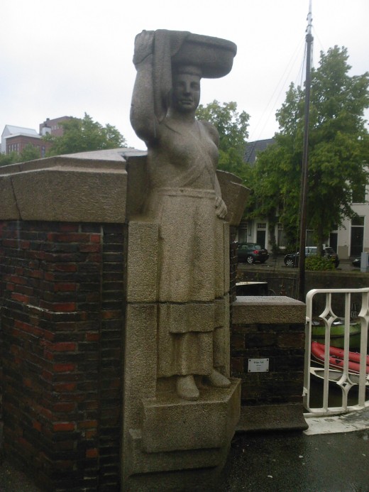 Statue on one of the bridges