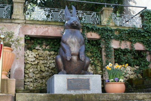 The bunny at the Fabergé Museum