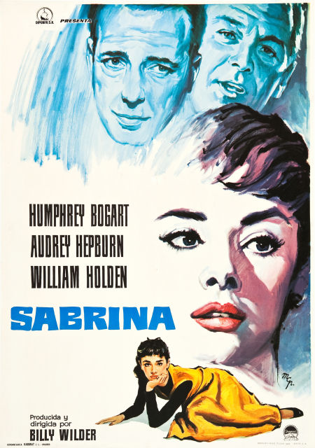 Sabrina (1954) Spanish poster