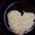 Heart shaped pan cookie in hot skillet