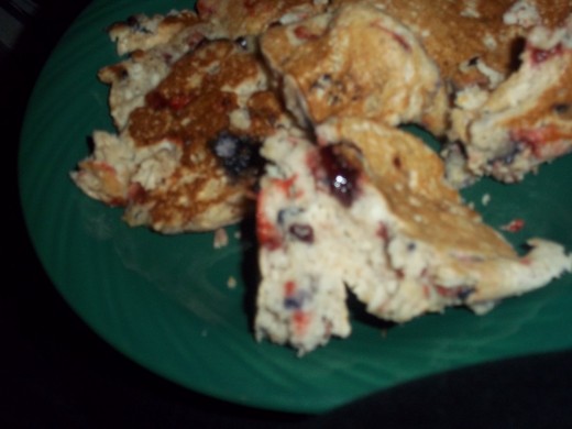 side view of pancookie