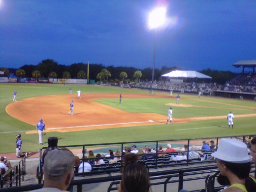 Last game of the season! Fireworks display tonight! 