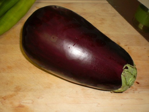 One enormous eggplant!