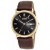 Men's | Gold-Tone | Leather Strap Men's | Gold-Tone | Leather Strap