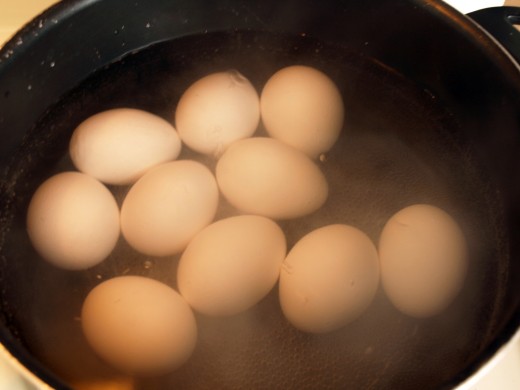 Boil your eggs in salty water with a splash of vinegar.  