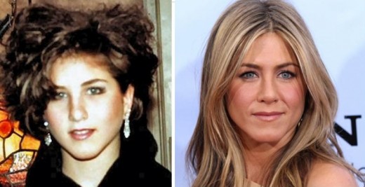 Celebrities with Colored Contacts. Jennifer Aniston Colored Contacts, Before and After.