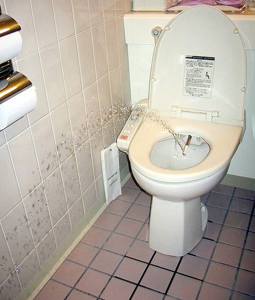 It is recommended that you sit on it before you press the squirt button!