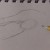 Start to sketch the top of the head and mouth. Start to sketch the top of the head and mouth.