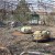 Bumper cars in Pripyat's amusement park which look frozen in time