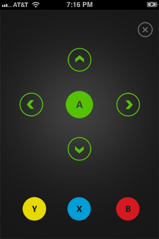 Tap the icon featuring three dots in the lower-right corner of the app to bring up a controller to navigate the Xbox menu.