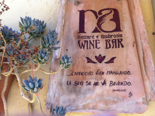 Local Wine Bar.  Nettare e Ambrosia in Montiano