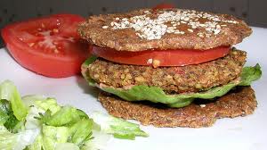Raw vegan Veggie Burger 