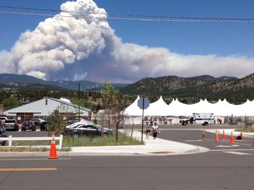 Smoke scene from Estes Park