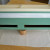 Find Center of Border and Begin Painting Semi-Random Sections With the Sage Green. Find Center of Border and Begin Painting Semi-Random Sections With the Sage Green.