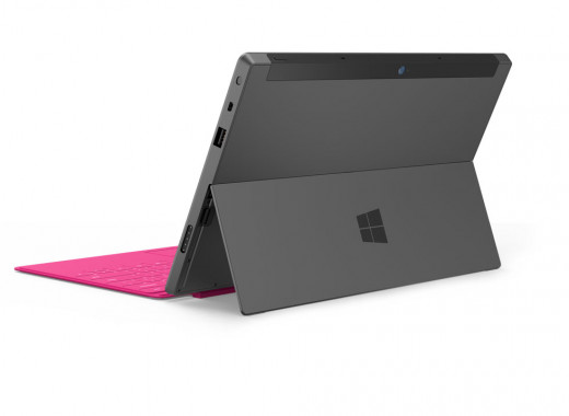 The new Microsoft Surface Pro with the simple but innovative photo-frame style kickstand