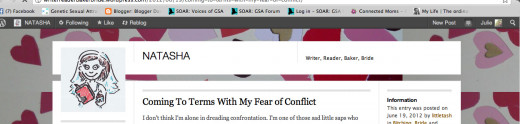 In Wordpress, the black bar at the top has the easy like and follow buttons.