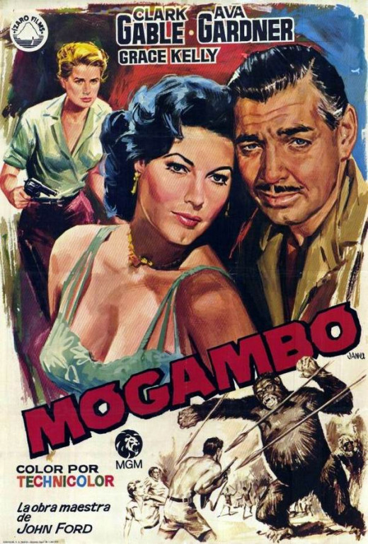 Mogambo (1953) Spanish poster 